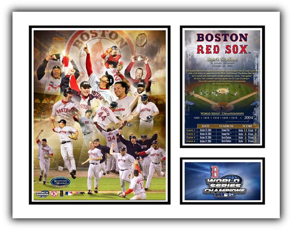 Boston Red Sox Photo Double Matted