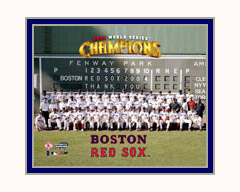 Boston Red Sox Photo Double Matted