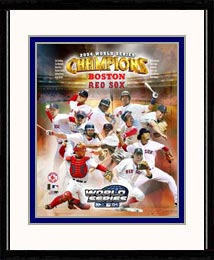 Boston Red Sox Photo Double Matted & Framed