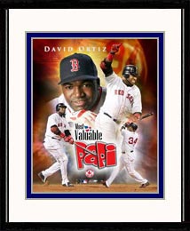 Boston Red Sox Photo Double Matted & Framed