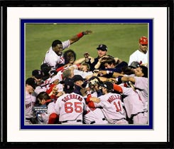 Boston Red Sox Photo Double Matted & Framed