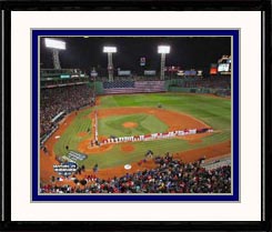 Boston Red Sox Photo Double Matted & Framed