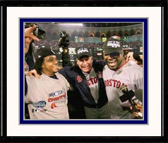 Boston Red Sox Photo Double Matted & Framed