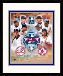 Boston Red Sox Photo Double Matted & Framed