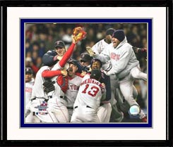 Boston Red Sox Photo Double Matted & Framed