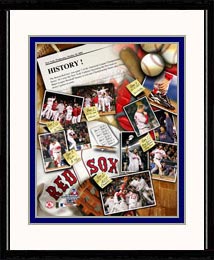 Boston Red Sox Photo Double Matted & Framed
