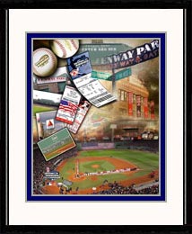 Boston Red Sox Photo Double Matted & Framed