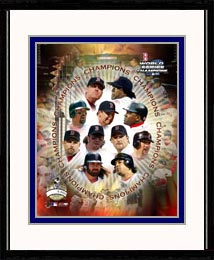 Boston Red Sox Photo Double Matted & Framed