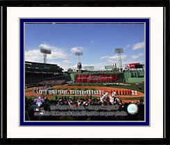 Boston Red Sox Photo Double Matted & Framed