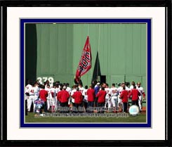 Boston Red Sox Photo Double Matted & Framed