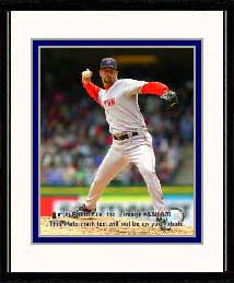 Boston Red Sox Photo Double Matted & Framed
