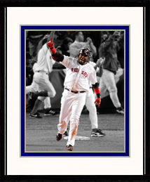 Boston Red Sox Photo Double Matted & Framed