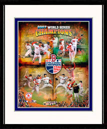 Boston Red Sox Photo Double Matted & Framed