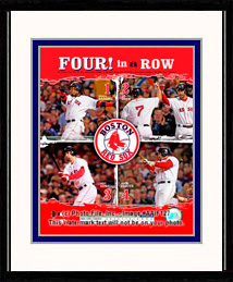 Boston Red Sox Photo Double Matted & Framed