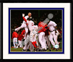 Boston Red Sox Photo Double Matted & Framed