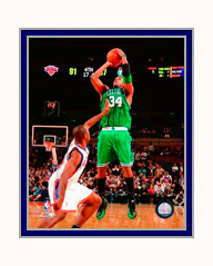 Boston Celtics Photo Double Matted