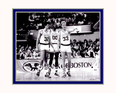 Boston Celtics Photo Double Matted