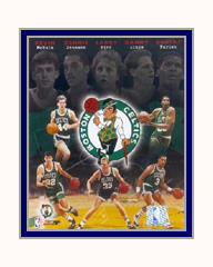 Boston Celtics Photo Double Matted
