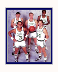 Boston Celtics Photo Double Matted