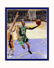 Boston Celtics Photo Double Matted