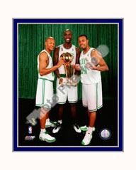 Boston Celtics Photo Double Matted