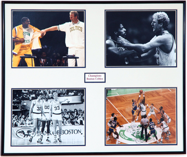 Boston Celtics Photo Double Matted
