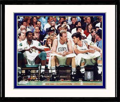 Boston Celtics Photo Double Matted & Framed