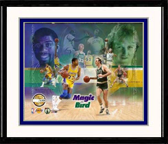 Boston Celtics Photo Double Matted & Framed