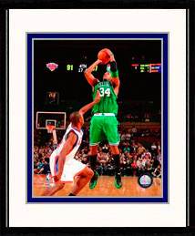 Boston Celtics Photo Double Matted & Framed