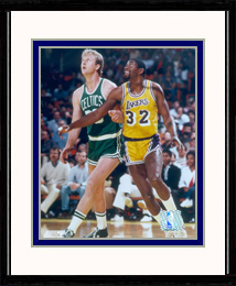 Boston Celtics Photo Double Matted & Framed