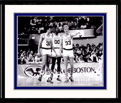 Boston Celtics Photo Double Matted & Framed