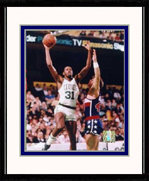 Boston Celtics Photo Double Matted & Framed