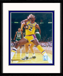 Boston Celtics Photo Double Matted & Framed