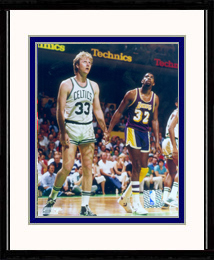 Boston Celtics Photo Double Matted & Framed