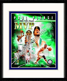 Boston Celtics Photo Double Matted & Framed