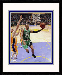 Boston Celtics Photo Double Matted & Framed