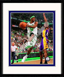 Boston Celtics Photo Double Matted & Framed
