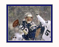New England Patriots  Photo Double Matted