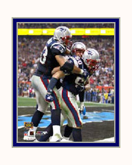 New England Patriots Photo Double Matted