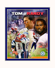 New England Patriots Photo Double Matted