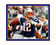 New England Patriots Photo Double Matted