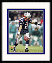 New England Patriots Photo Double Matted & Framed