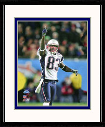 New England Patriots Photo Double Matted & Framed