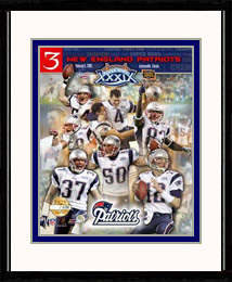 Boston Red Sox Photo Double Matted & Framed