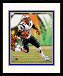 New England Patriots Photo Double Matted & Framed