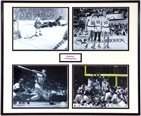 Boston Bruins Photo Double Matted