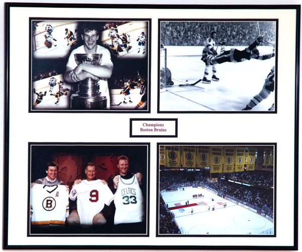 Boston Bruins Photo Double Matted