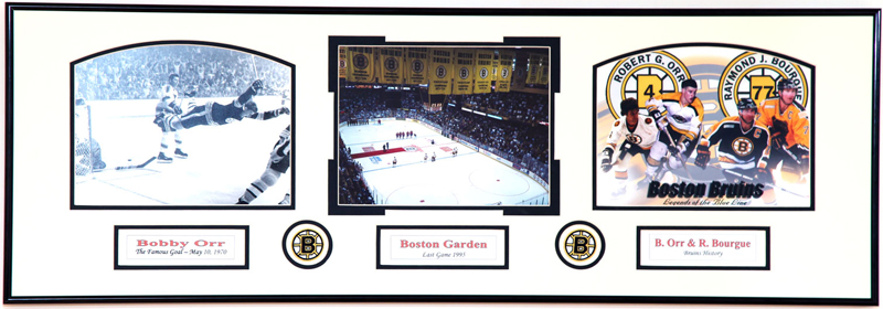 Boston Bruins Photo Double Matted