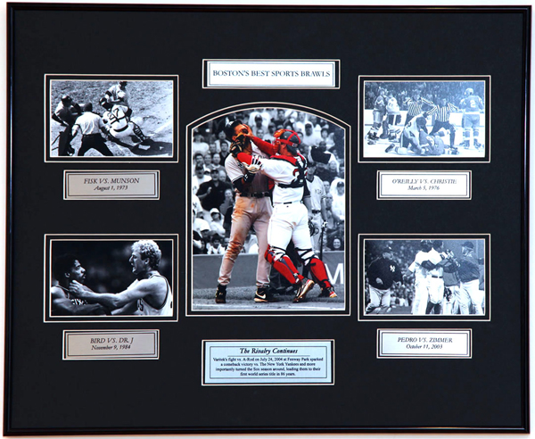 Boston Bruins Photo Double Matted