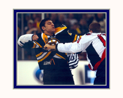 Boston Bruins Photo Double Matted